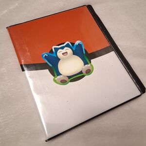 Snorlax Binder with Pokéball Design Card Keeper